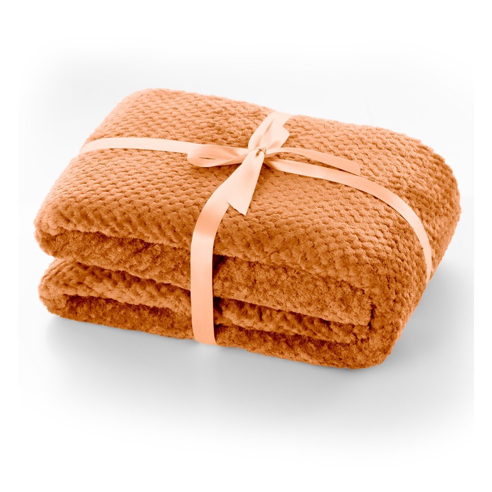 Henry sötét narancssárga mikroszálas takaró