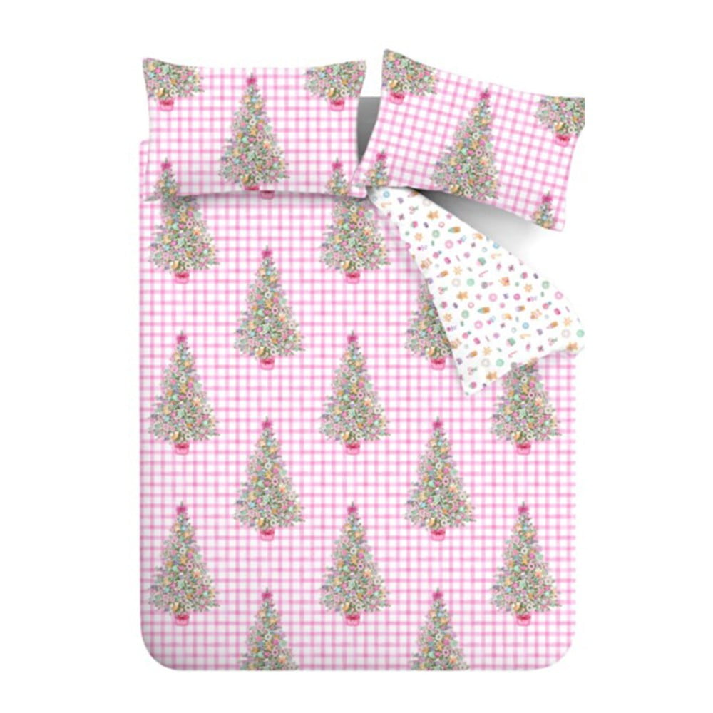 Rózsaszín egyszemélyes ágyneműhuzat 135x200 cm Sweets and Treats – Catherine Lansfield