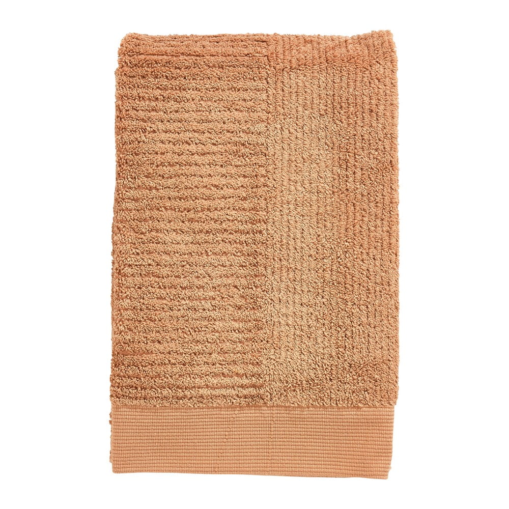 Sárga frottír pamut fürdőlepedő 70x140 cm Classic – Zone