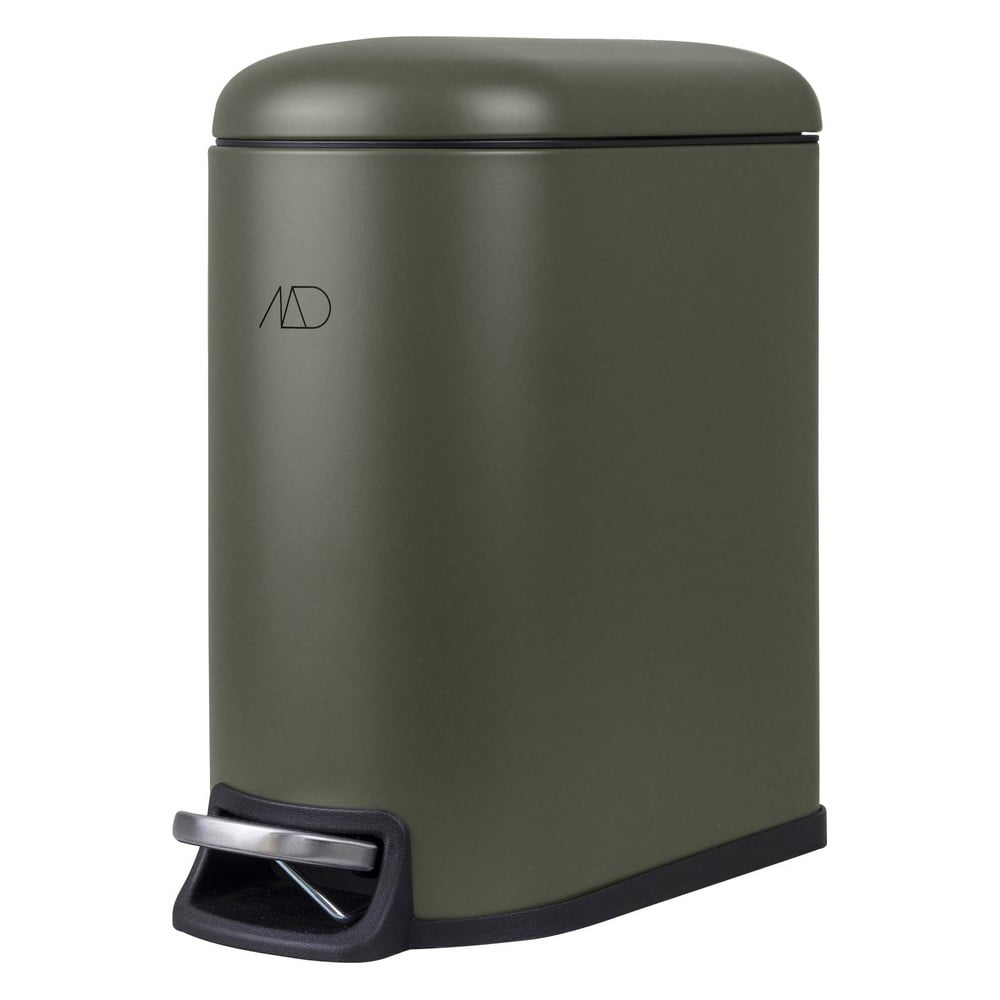 Sötétzöld fém pedálos szemetes 5 l Mini Walther – Mette Ditmer Denmark