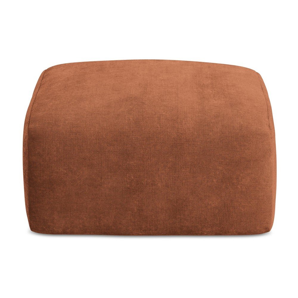 Terrakotta színű zsenília lábtartó Leila – Makamii