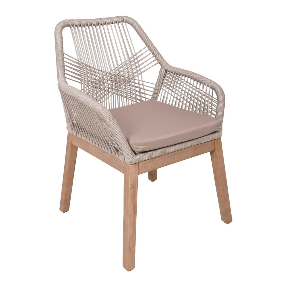 Bézs tömörfa kerti szék Pomona – Garden Pleasure