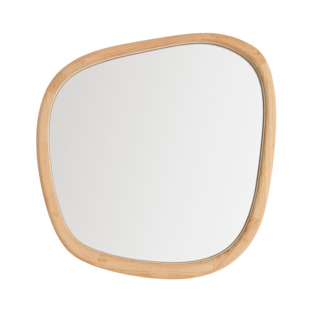 Fali tükör tömörfa kerettel 45