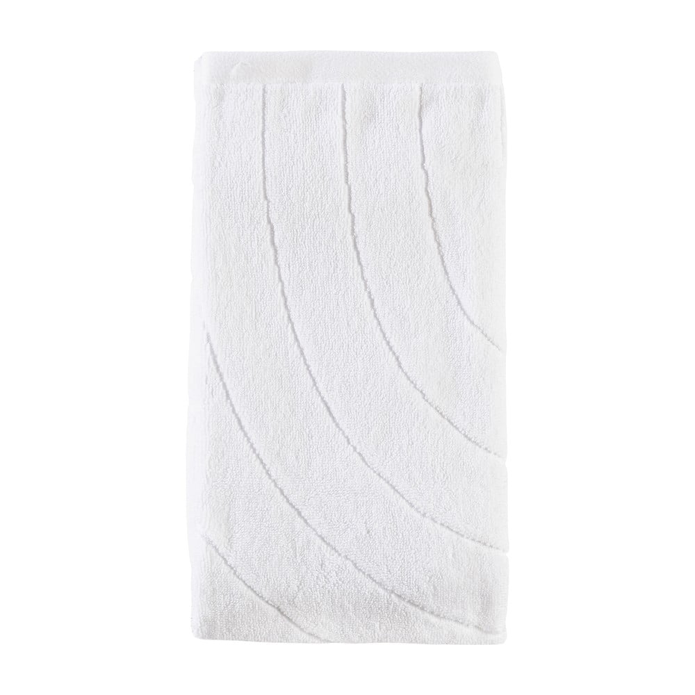 Fehér frottír pamut törölköző 50x100 cm Time – Zone