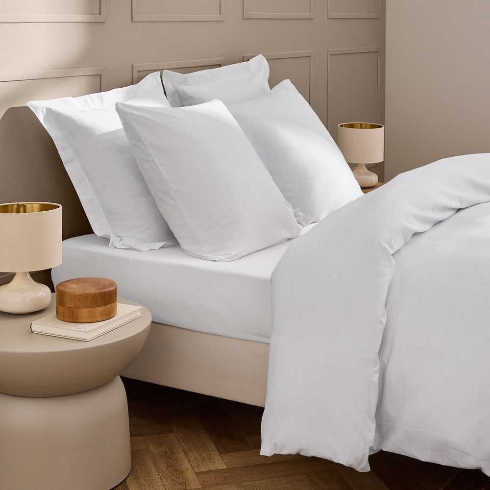 Fehér lepedő 160x200 cm Linella – douceur d'intérieur