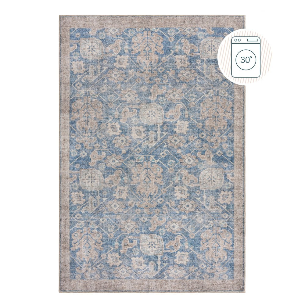 Kék mosható szőnyeg 115x170 cm Orelia Global – Flair Rugs