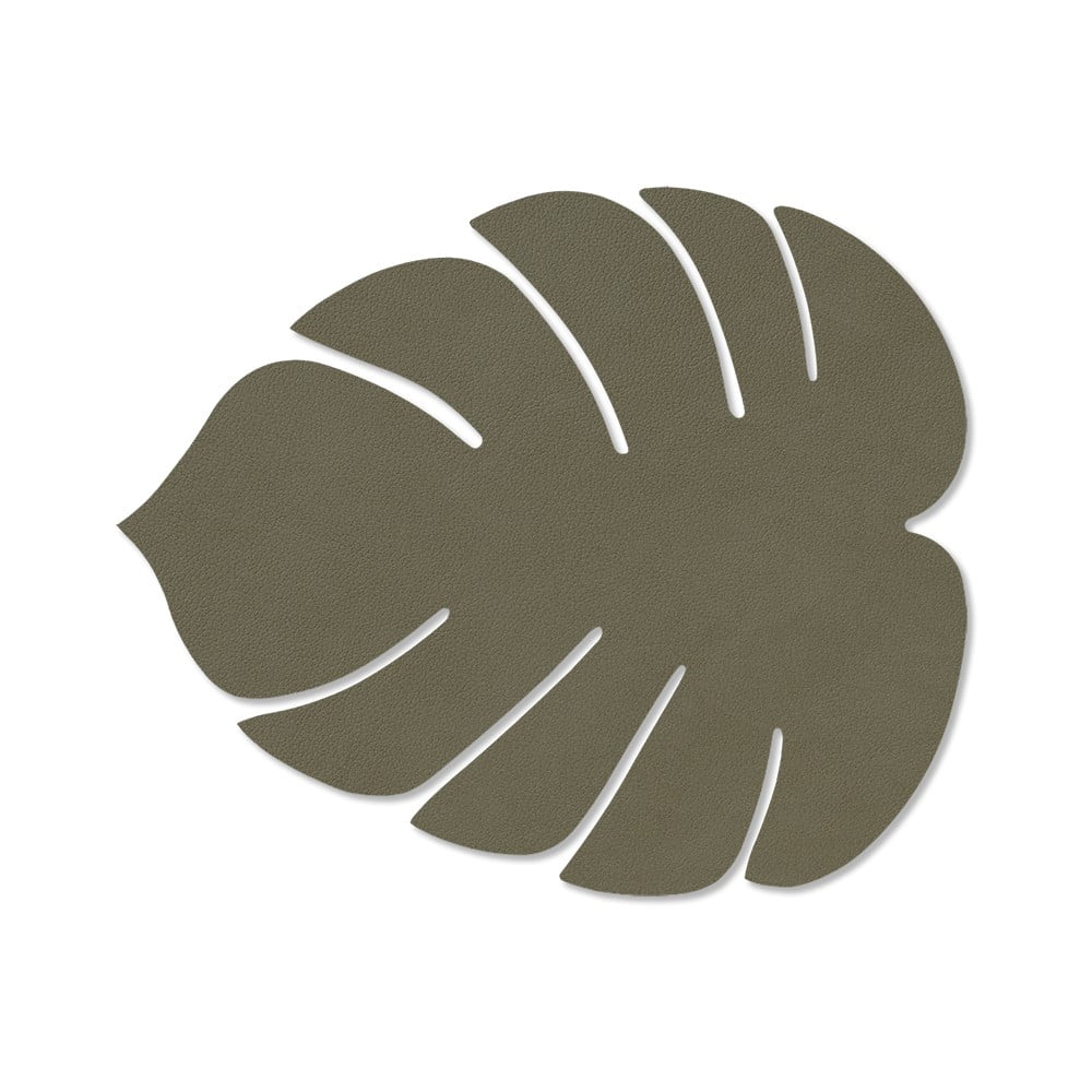 Öko bőr tányéralátét 22x26 cm Monstera Leaf Nupo – LIND DNA