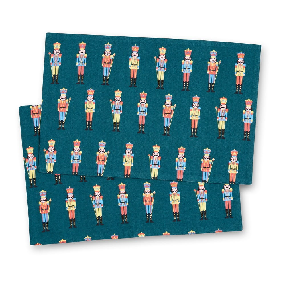 Pamut tányéralátét szett karácsonyi mintával 4 db-os  30x46 cm Nutcracker – Catherine Lansfield