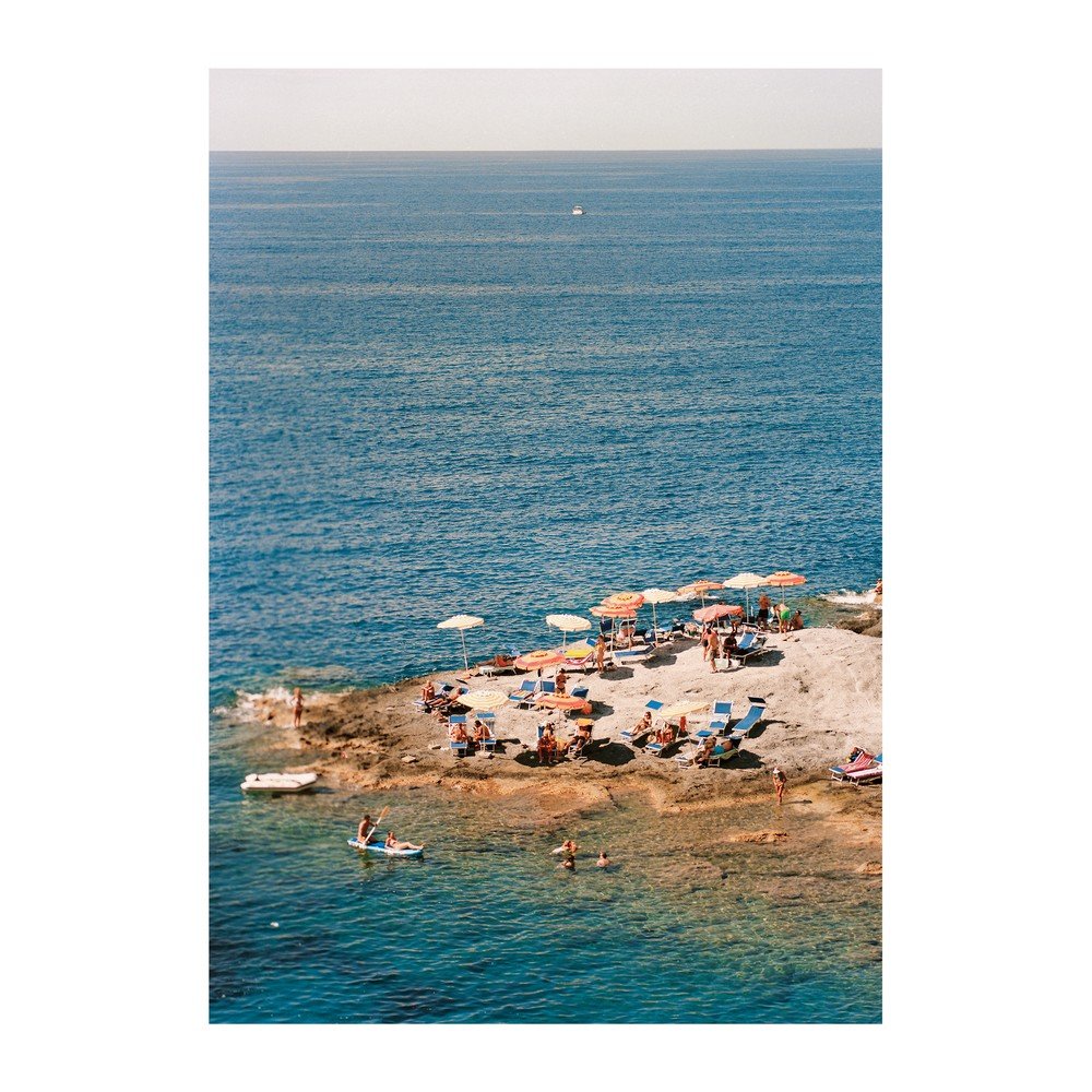 Poszter 30x40 cm Ponza Tangerine – Anna Pihan – The Poster Club